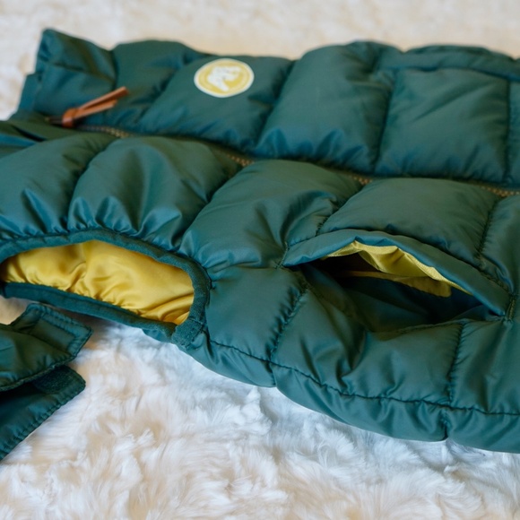 H&M Kids Green removable Hooded Puffed Vest 3/4T - Picture 6 of 11